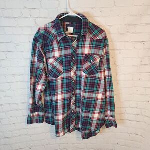Men's Wrangler Multicolor Pearl Snapp Plaid Lightweight Jacket, Size 3XLT